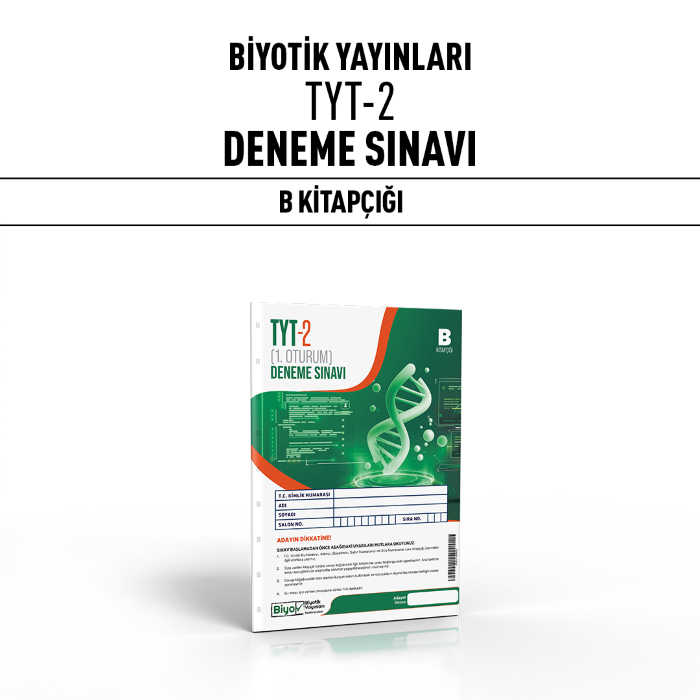 BİYOTİK TYT DENEME SNV 2-B - 2025-26